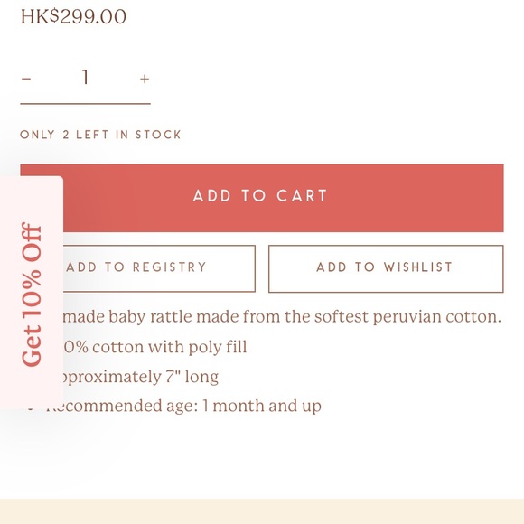 Blabla Elephant Plush Doll Rattle Baby Lovey Toy Bla Bla Stripes Pink Crochet 7” - Picture 3 of 6